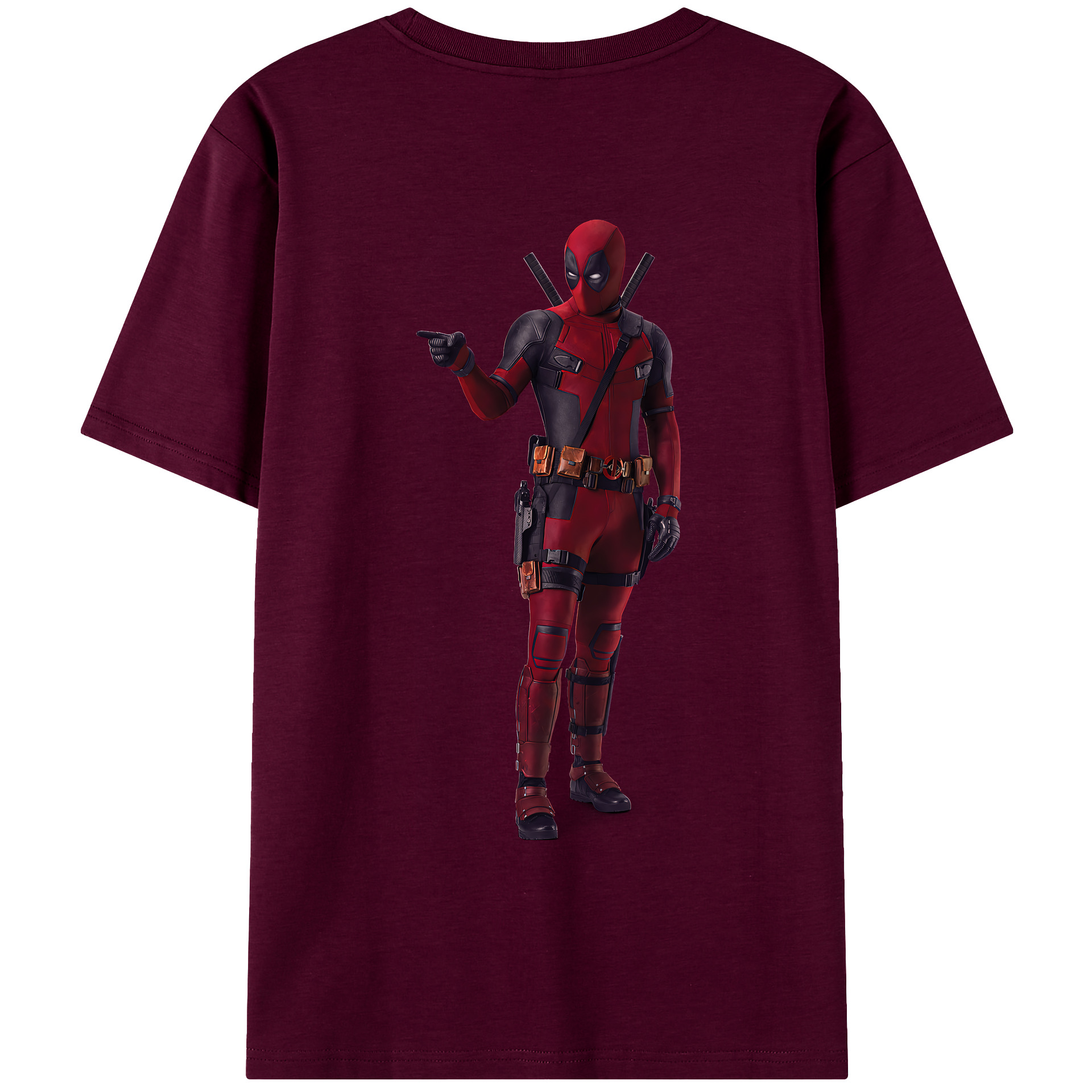 （画像用） Deadpool デッドプール レディース半袖Tシャツ(バックプリント)